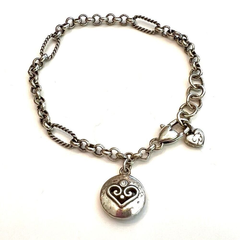 BRIGHTON Crystal Heart Dangle Bracelet - Picture 6 of 6